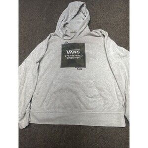 Women's Vans Hoodie Sweatshirt Camo Cheetah Print Box Logo Off The Wall Size M